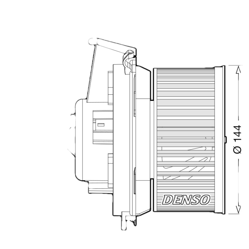 DENSO Vnútorný ventilátor DEA21013