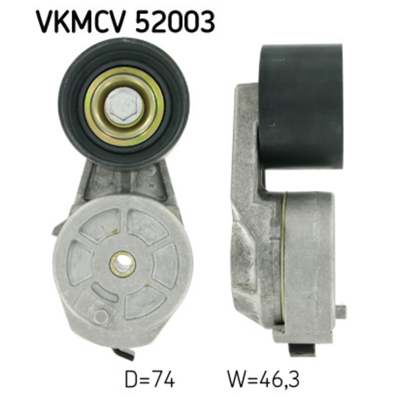 SKF Napínacia kladka rebrovaného klinového remeňa VKMCV 52003