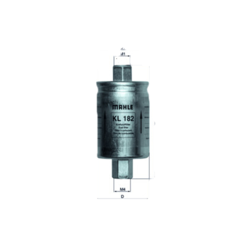 MAHLE ORIGINAL Palivový filter KL182