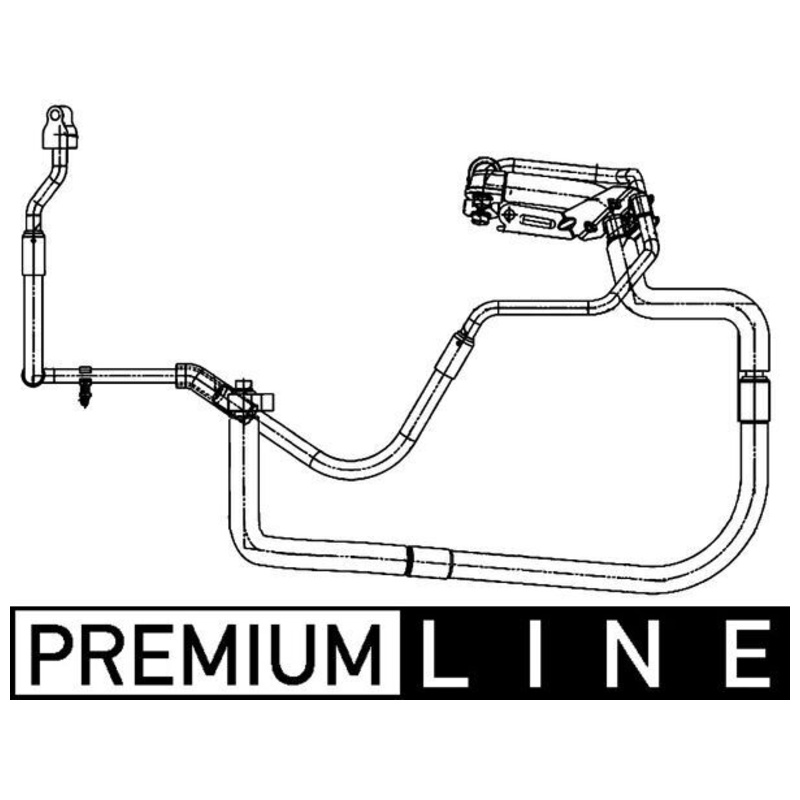 MAHLE ORIGINAL Vysoko/nízkotlakové vedenie klimatizácie AP 110 000P