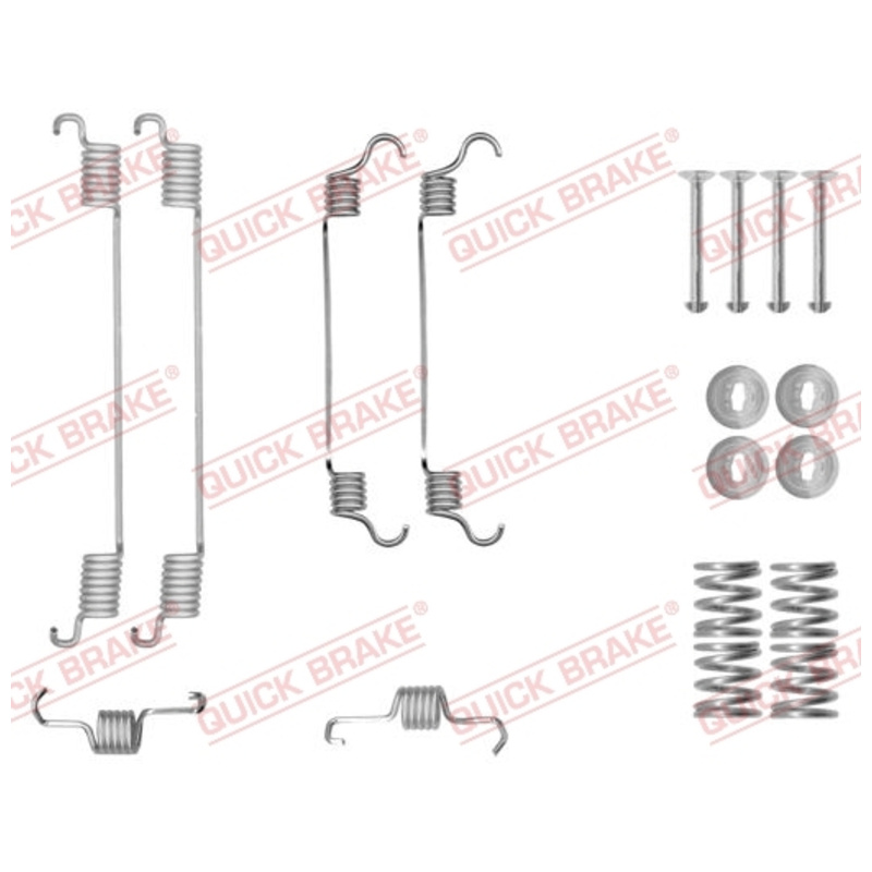 QUICK BRAKE Sada prísluženstva brzdovej čeľuste 1050034