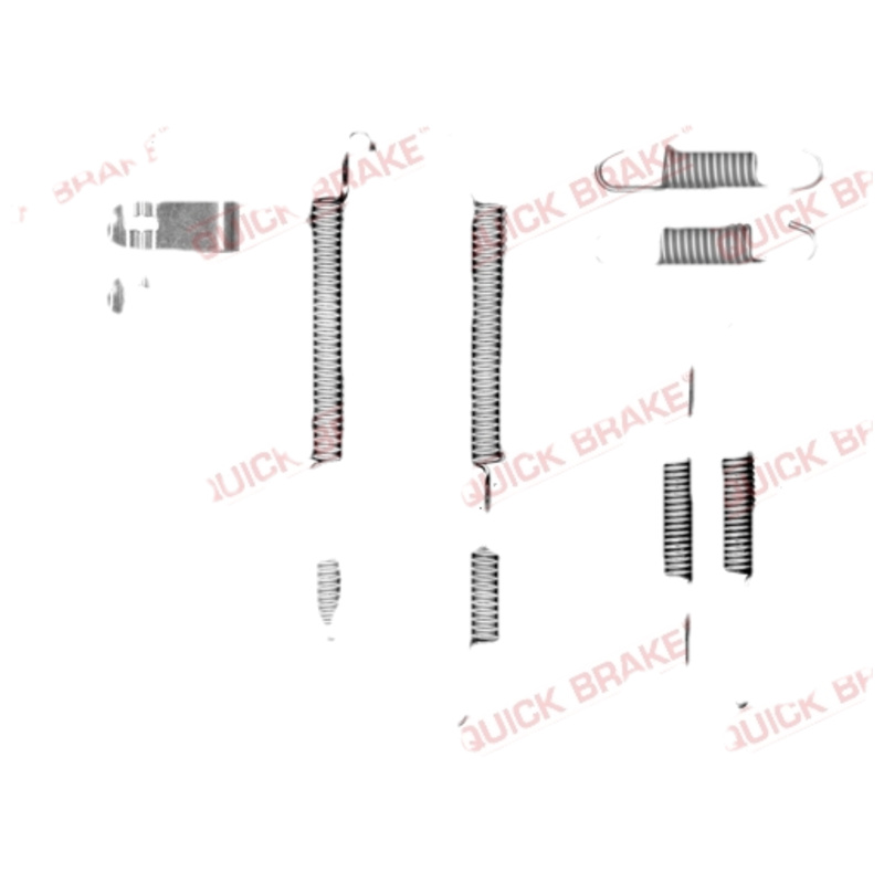 QUICK BRAKE Sada prísluženstva brzdovej čeľuste 1050045