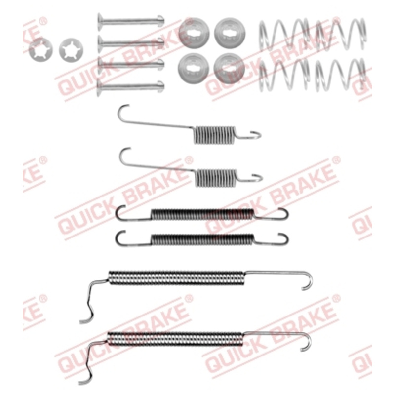 QUICK BRAKE Sada prísluženstva brzdovej čeľuste 105-0628