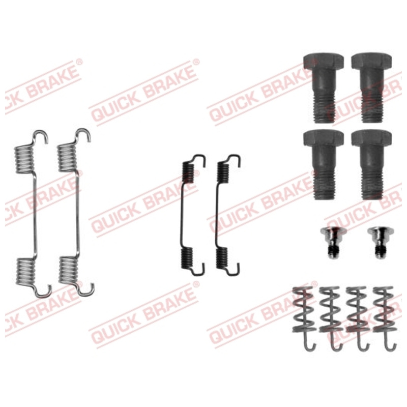 QUICK BRAKE Sada prísluženstva čeľustí parkovacej brzdy 1050716