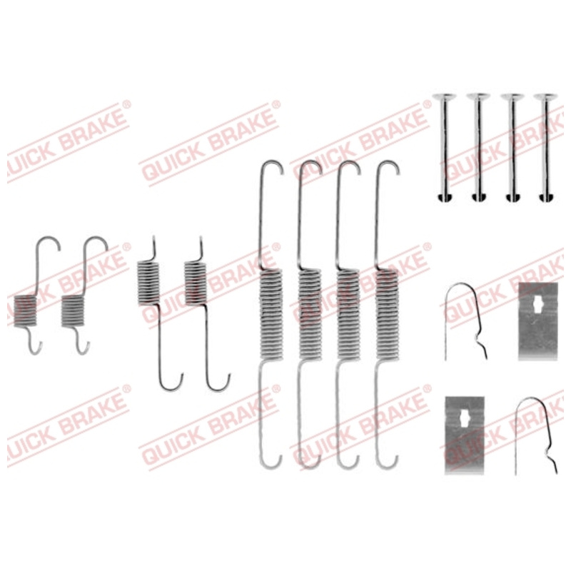 QUICK BRAKE Sada prísluženstva brzdovej čeľuste 1050782