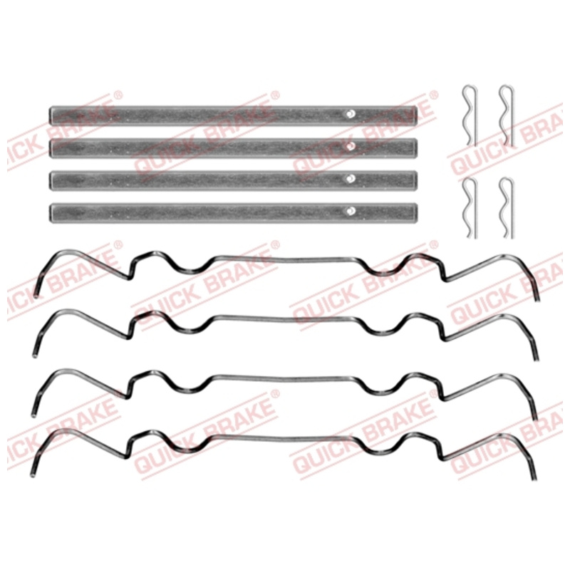 QUICK BRAKE Sada prísluženstva obloženia kotúčovej brzdy 1090069