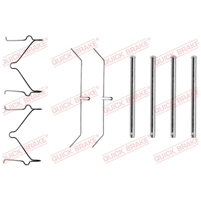 QUICK BRAKE Sada prísluženstva obloženia kotúčovej brzdy 1091129