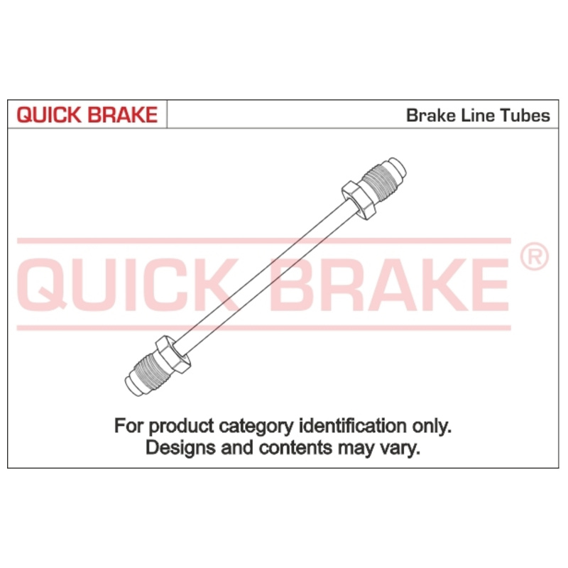 QUICK BRAKE Brzdové vedenie CU0230TXTX