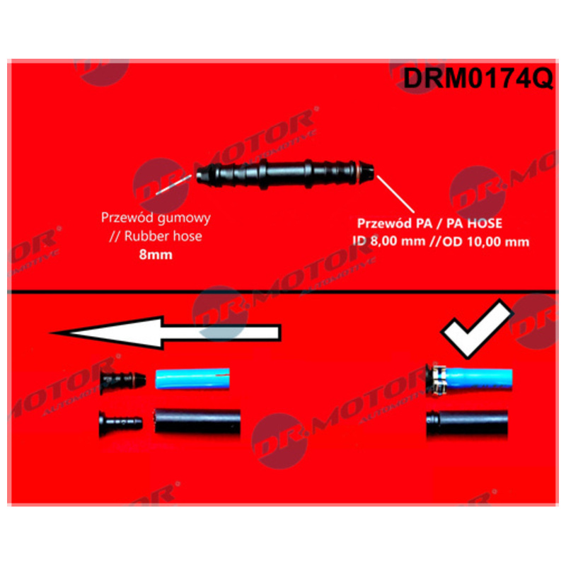 DR.MOTOR AUTOMOTIVE Spojka palivovej hadice DRM0174Q