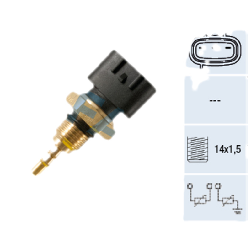FAE Snímač teploty chladiacej kvapaliny 33476