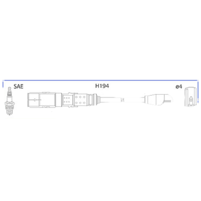 HITACHI Sada zapaľovacích káblov 134791