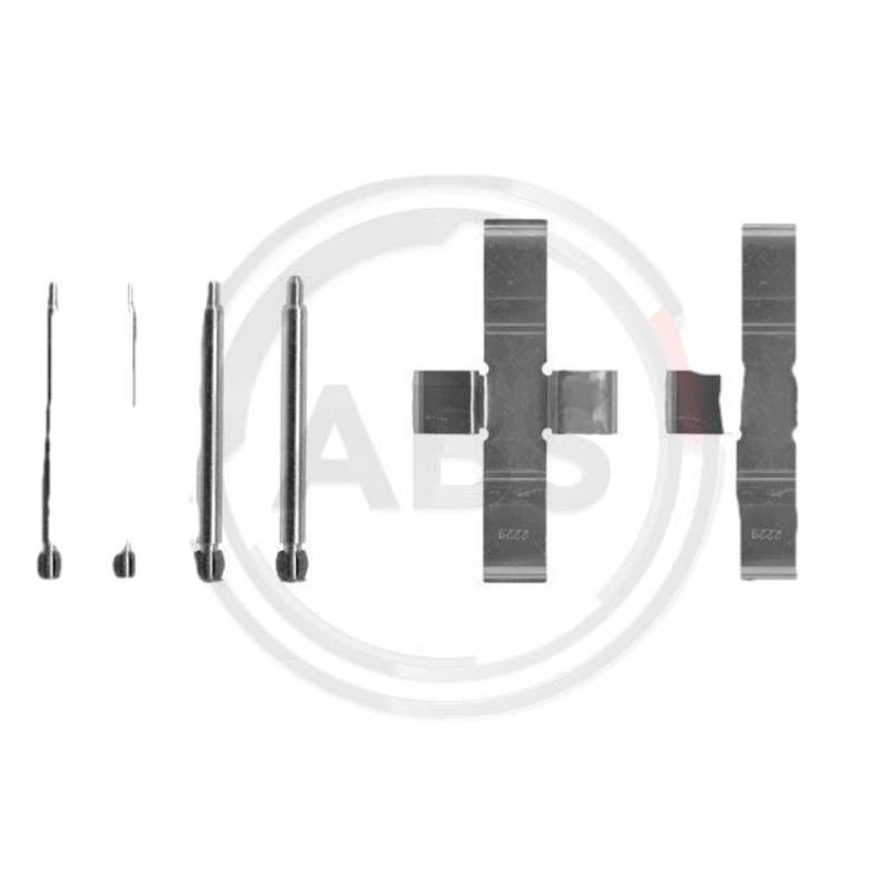 A.B.S. Sada prísluženstva obloženia kotúčovej brzdy 1004Q