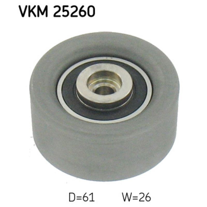 SKF Obehová/vodiaca kladka ozubeného remeňa VKM25260