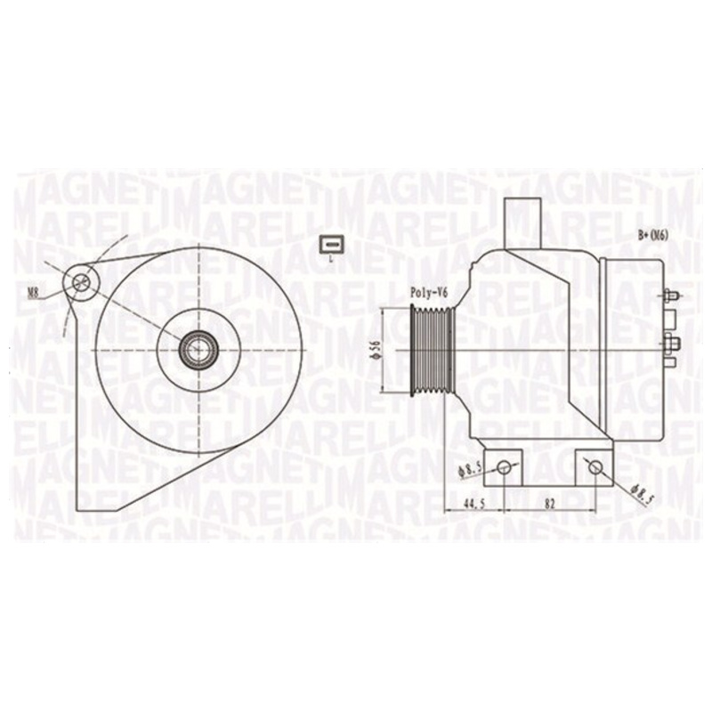 MAGNETI MARELLI Alternátor 063731861010