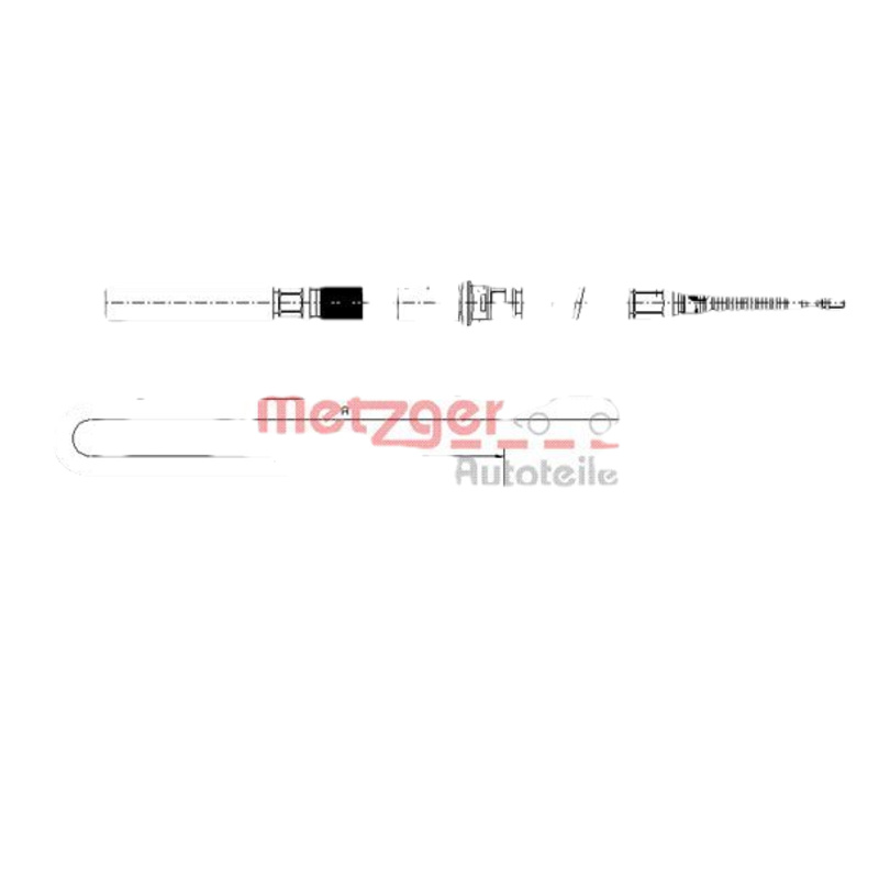 METZGER Ťažné lanko parkovacej brzdy 107589