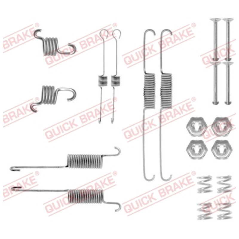 QUICK BRAKE Sada prísluženstva brzdovej čeľuste 1050809