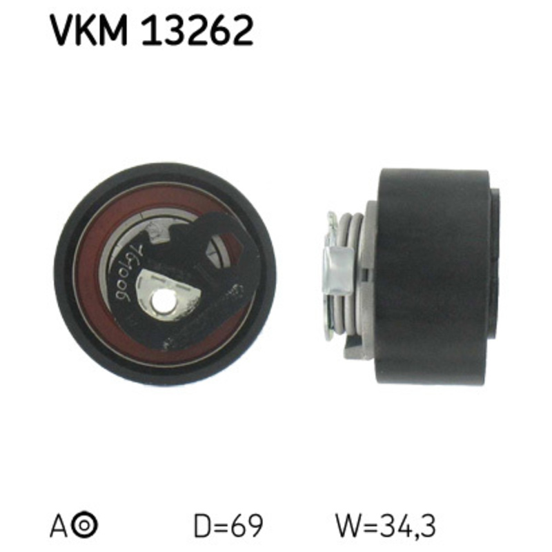 SKF Napínacia kladka ozubeného remeňa VKM 13262