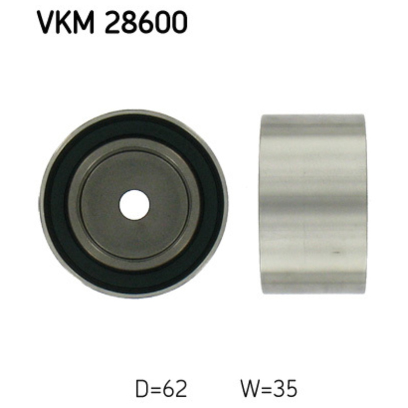 SKF Obehová/vodiaca kladka ozubeného remeňa VKM 28600