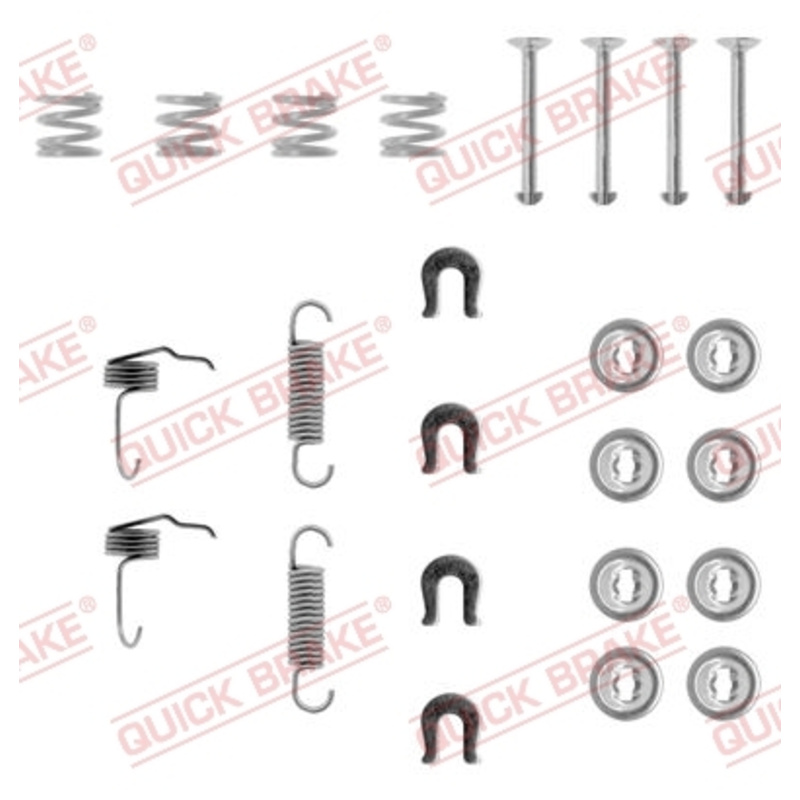 QUICK BRAKE Sada prísluženstva brzdovej čeľuste 105-0655