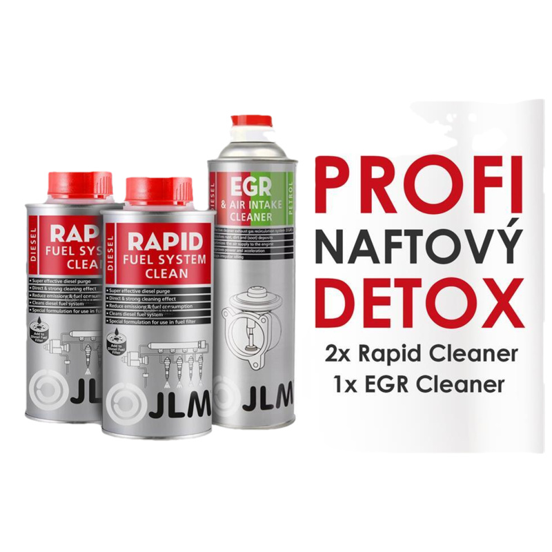 JLM Profi naftový DETOX sada