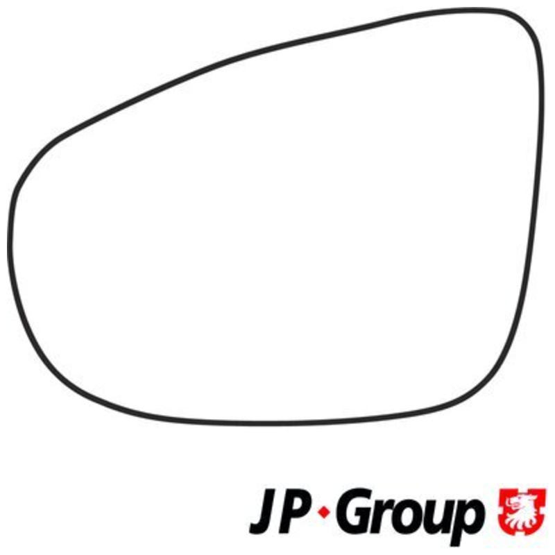 JP GROUP Sklo Vonkajšieho zrkadla 1189304770