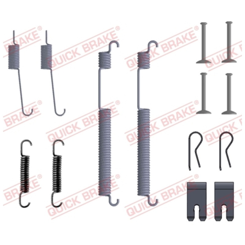 QUICK BRAKE Sada prísluženstva brzdovej čeľuste 105-0053