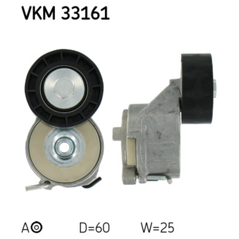 SKF Ozubený klinový remeň - Sada VKMA 33166