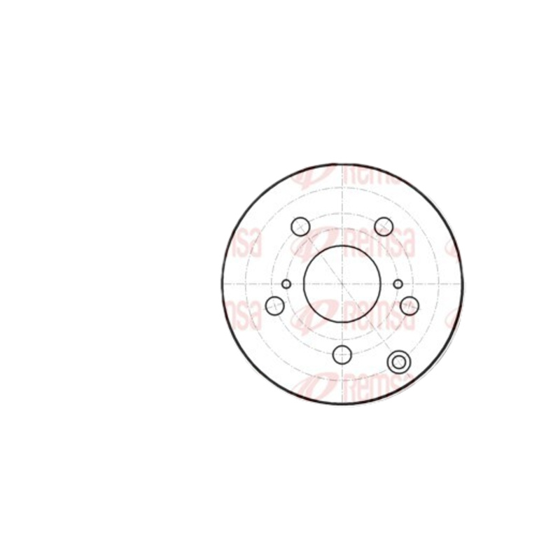 REMSA Brzdový kotúč 6135000