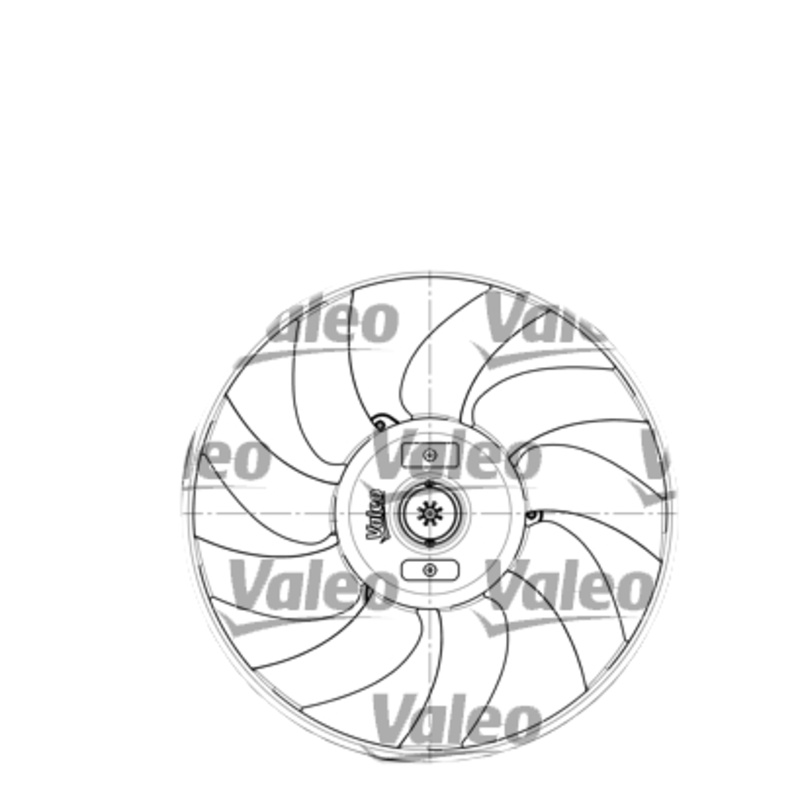 VALEO Ventilátor chladenia motora 696349