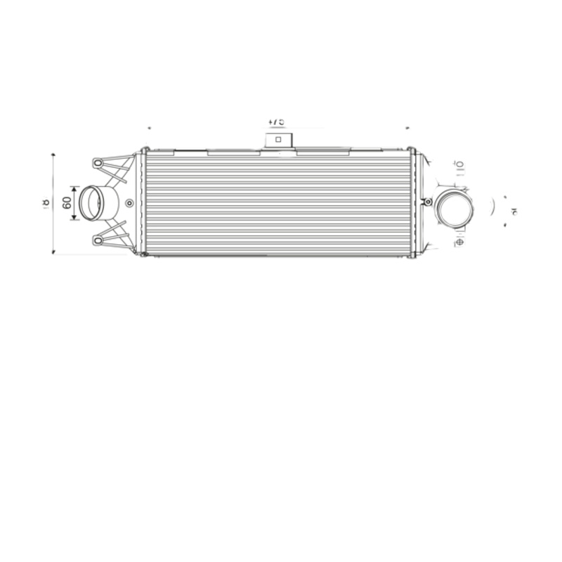 VALEO Chladič plniaceho vzduchu 818390