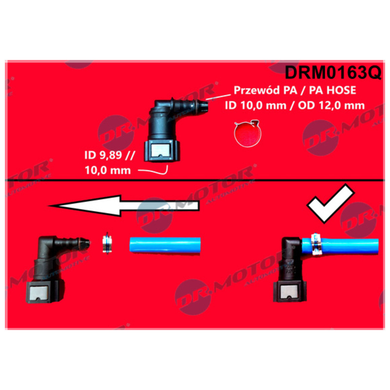 DR.MOTOR AUTOMOTIVE Spojka palivovej hadice DRM0163Q