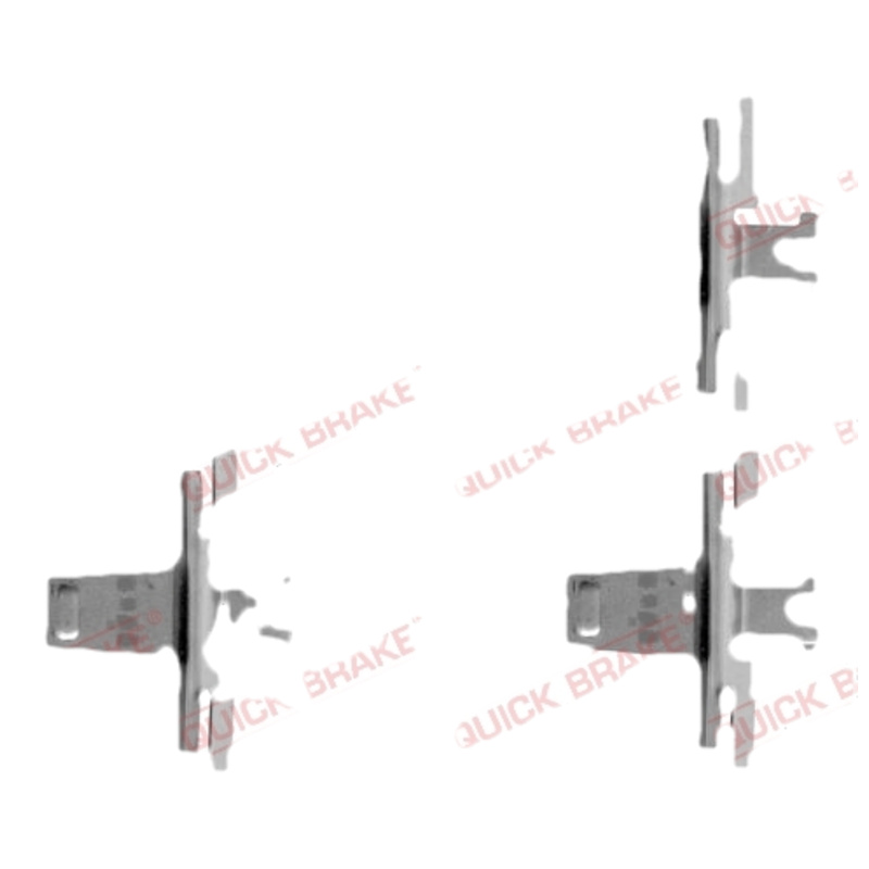 QUICK BRAKE Sada prísluženstva obloženia kotúčovej brzdy 109-1018