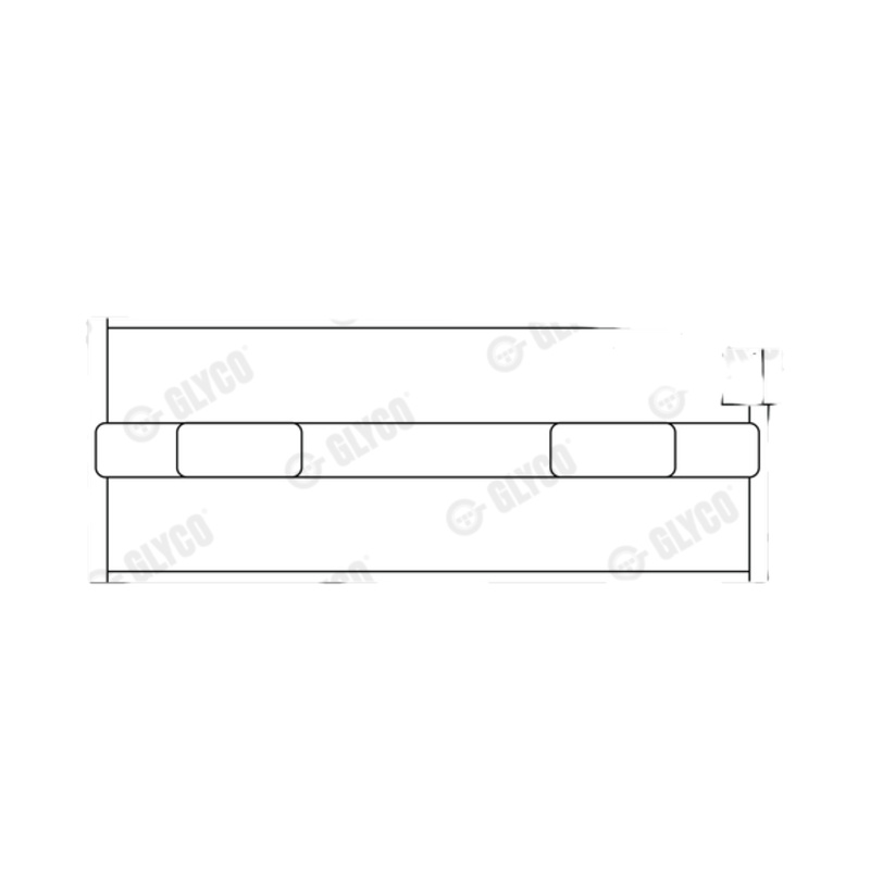 GLYCO Ložisko kľukového hriadeľa H10955STD