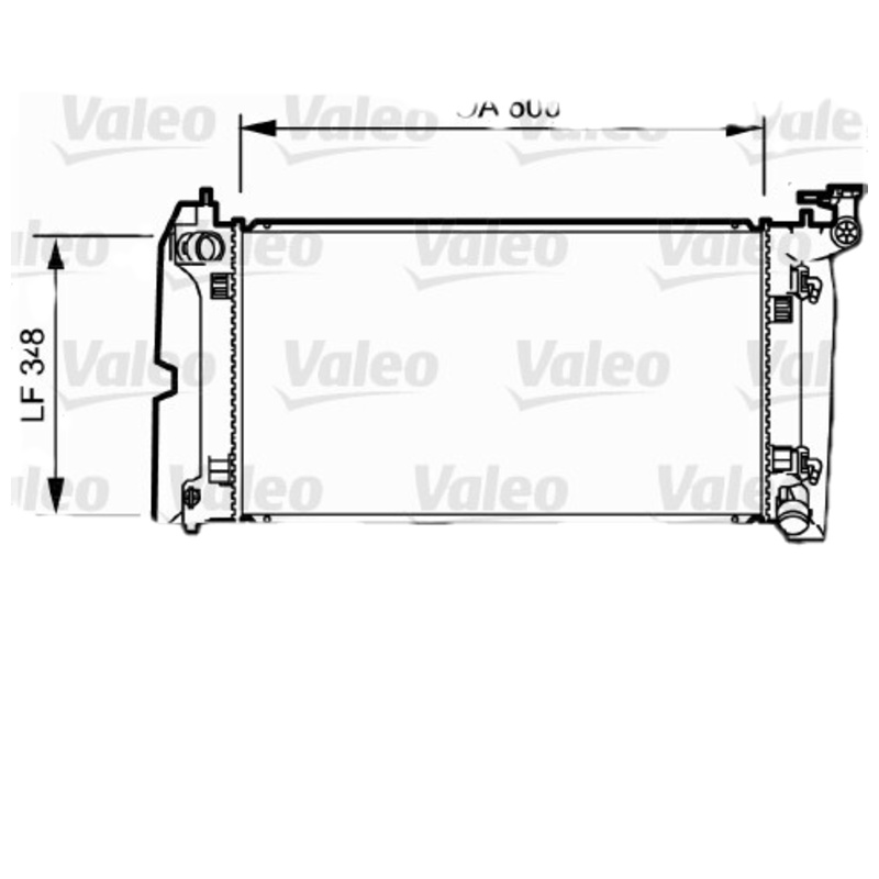 VALEO Chladič motora 734711