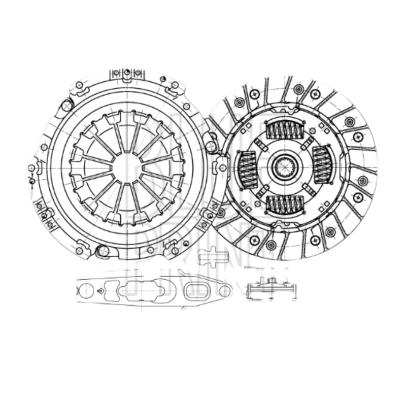 BLUE PRINT Spojková sada ADC430129