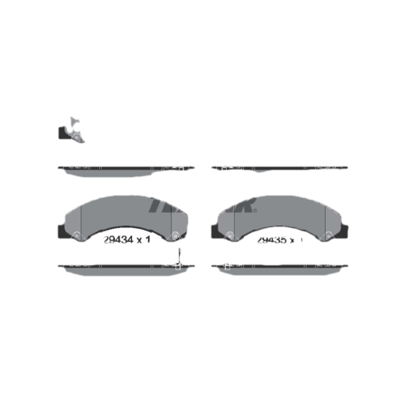 TEXTAR Sada brzdových platničiek kotúčovej brzdy 2943201