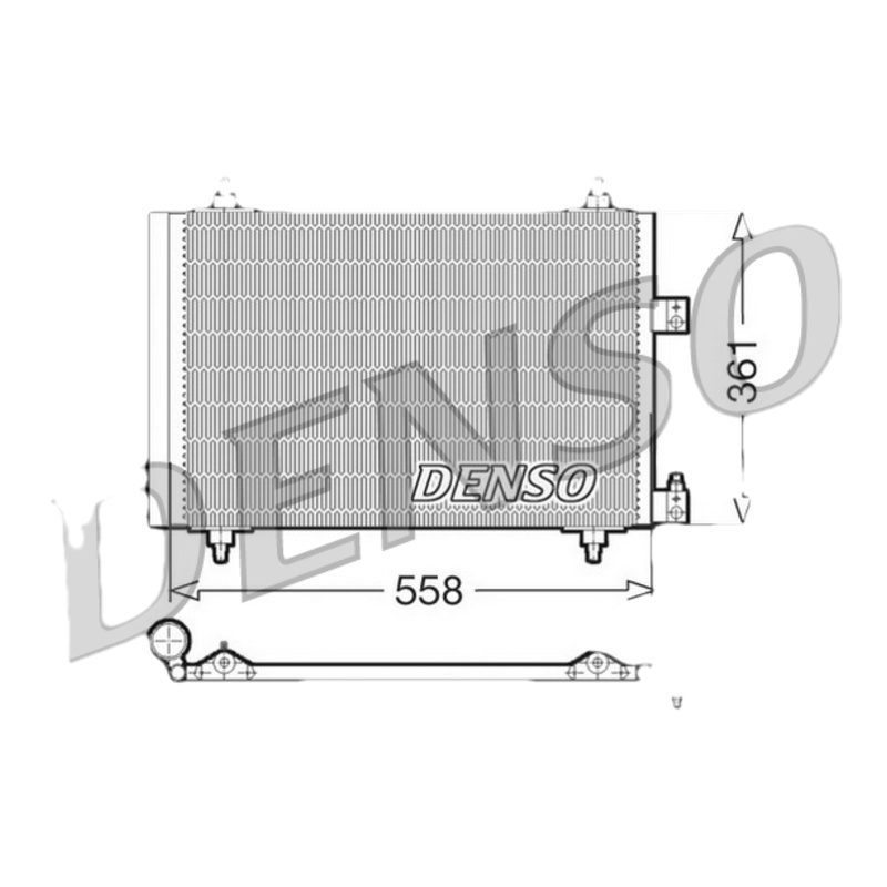 DENSO Kondenzátor klimatizácie DCN07005