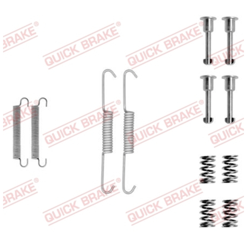 QUICK BRAKE Sada prísluženstva čeľustí parkovacej brzdy 1050690
