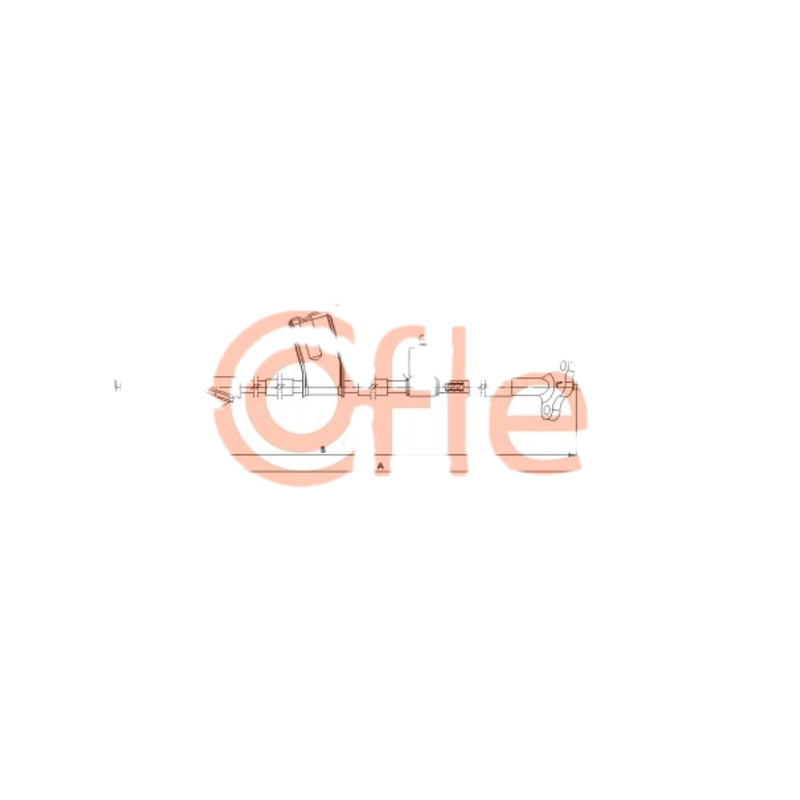 COFLE Ťažné lanko parkovacej brzdy 174235