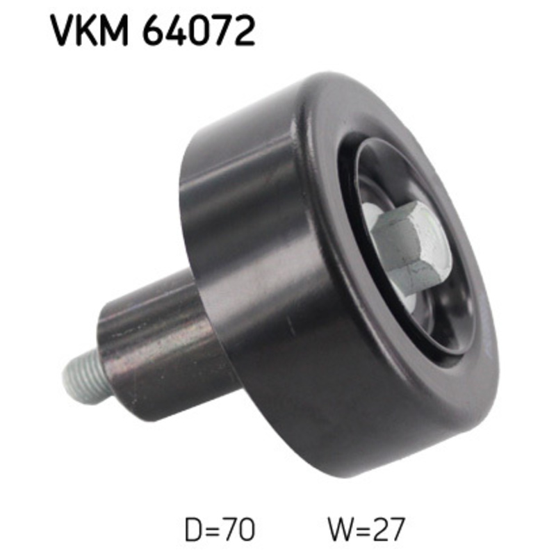 SKF Vratná/vodiaca kladka rebrovaného klinového remeňa VKM64072