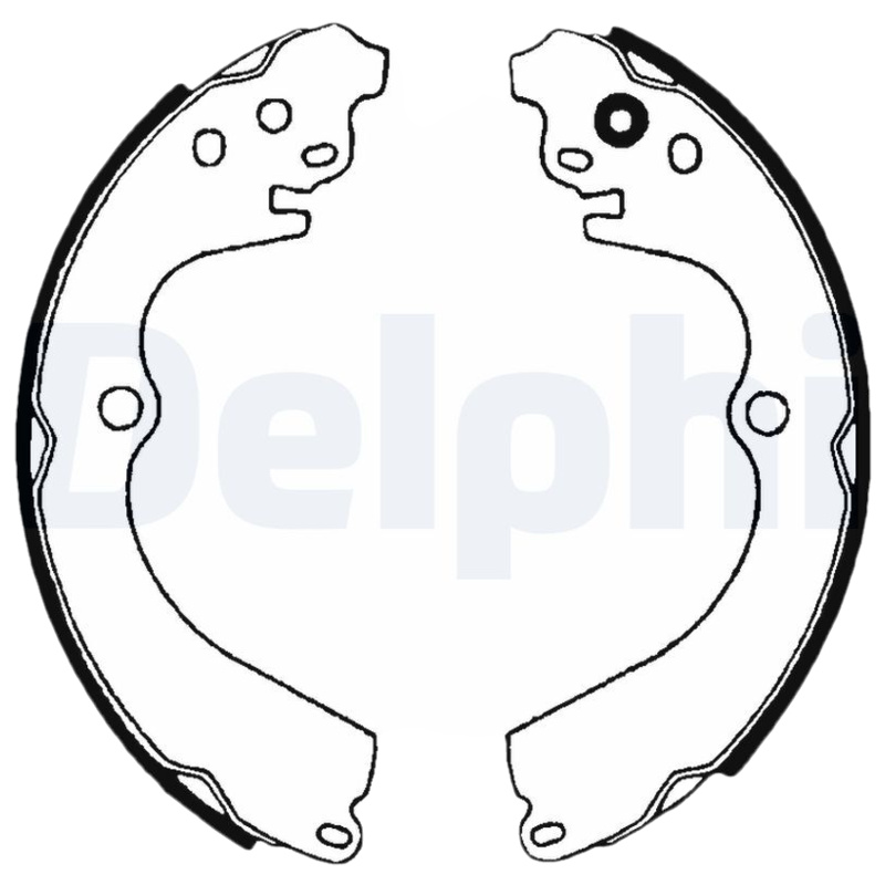 DELPHI Sada brzdových čeľustí LS1604