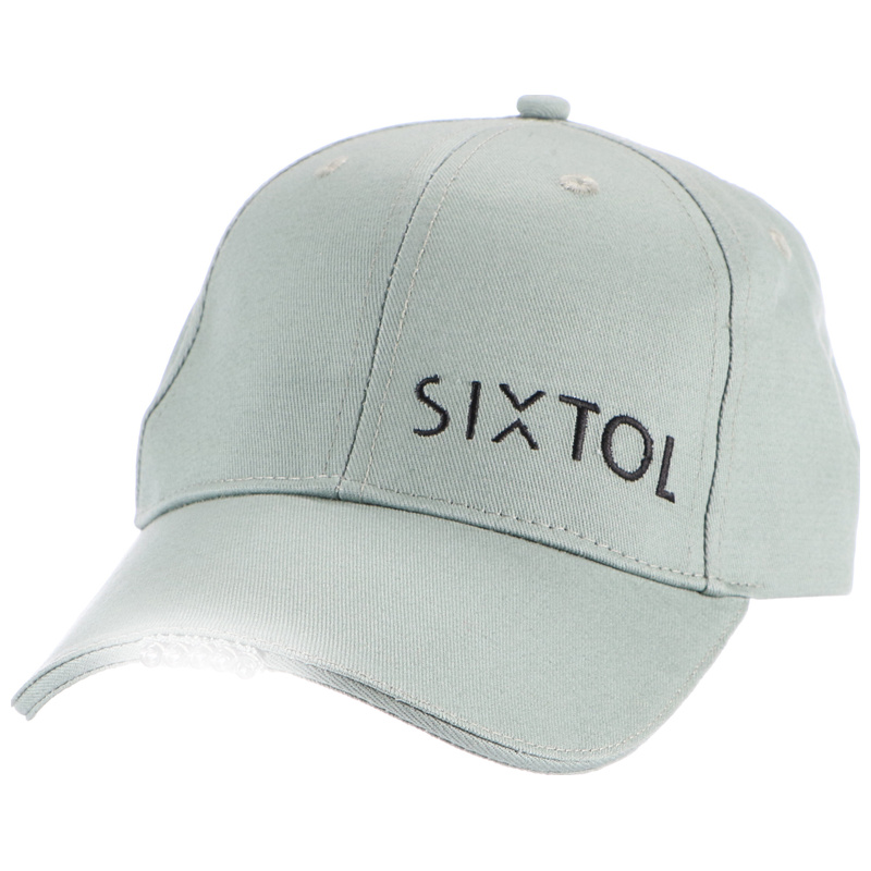 Kšiltovka s LED světlem B-CAP 25lm, nabíjecí, USB, univerzální velikost, zelená