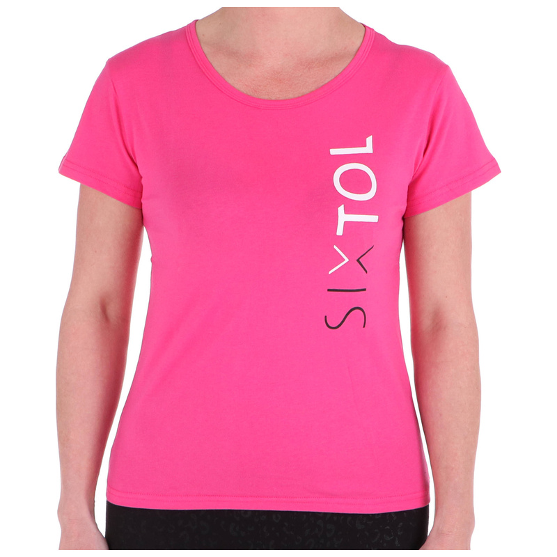 Tričko dámské T-SHIRT, růžová, velikost S, 100% bavlna