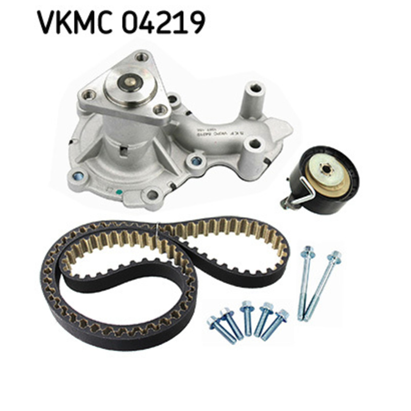SKF Vodné čerpadlo + sada ozubeného remeňa VKMC 04219