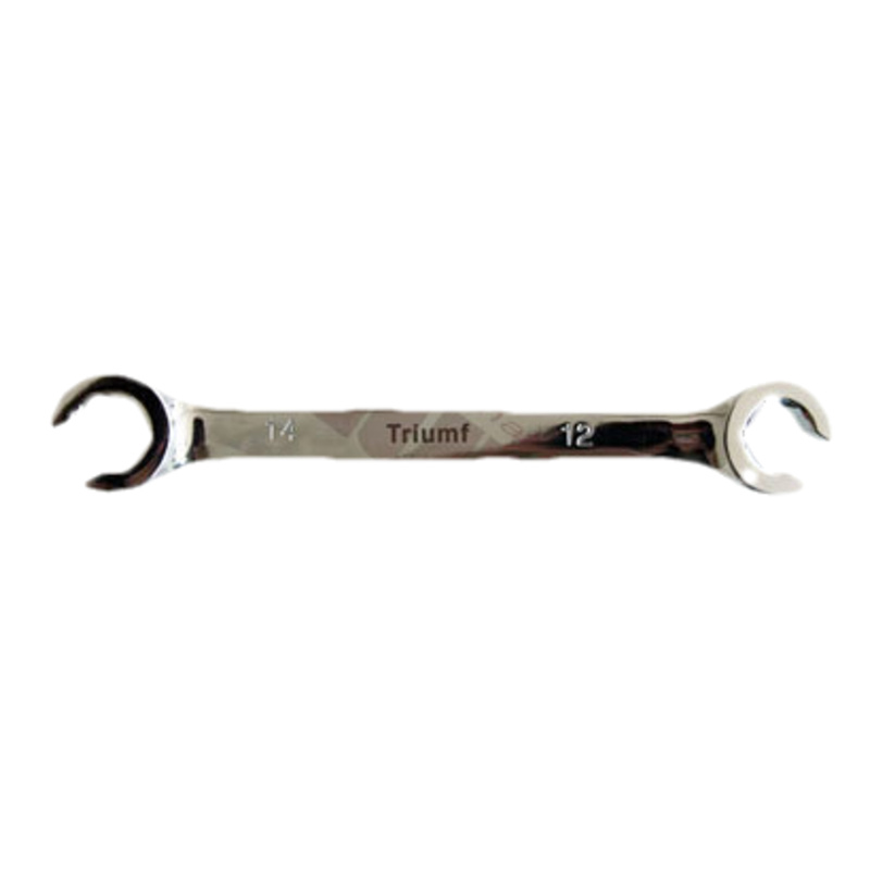 E-shop Kľúč očkový prerezaný, CRV, na palivové a hydraulické okruhy - 8 x 10 mm