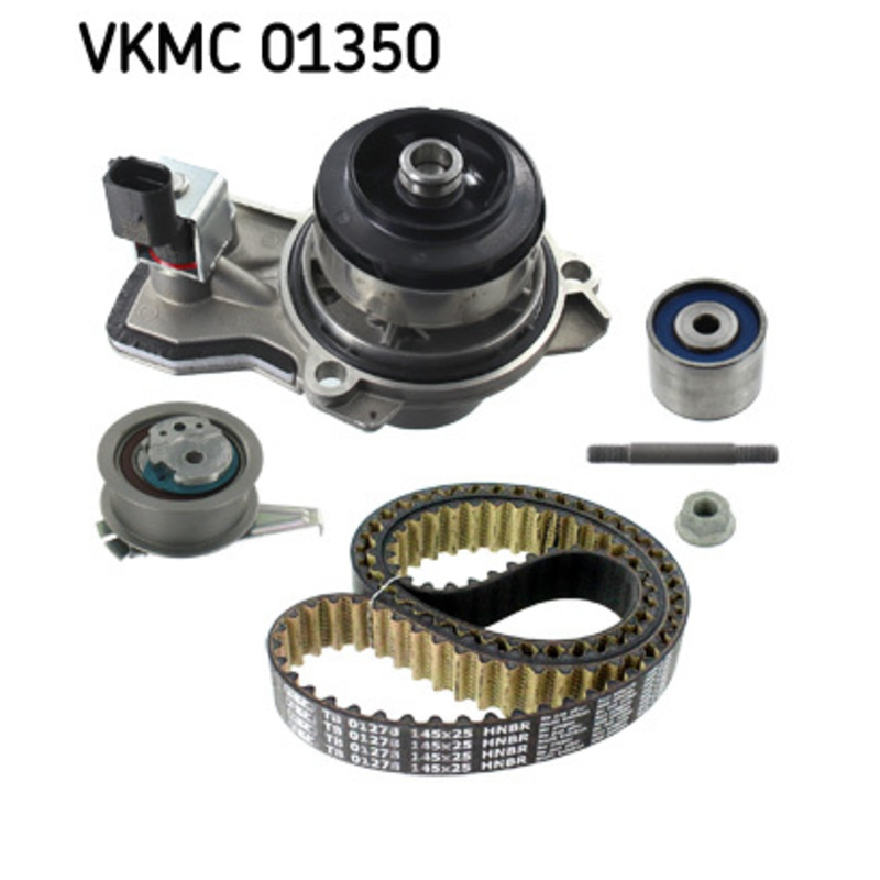 SKF Vodné čerpadlo + sada ozubeného remeňa VKMC 01350