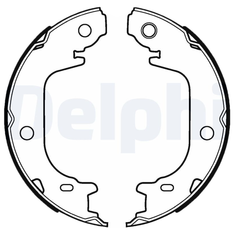 DELPHI Sada brzd. čeľustí parkov. brzdy LS2122