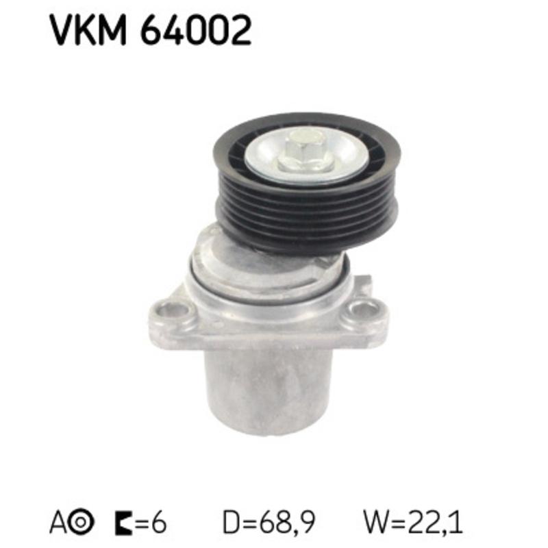 SKF Napinák rebrovaného klinového remeňa VKM64002
