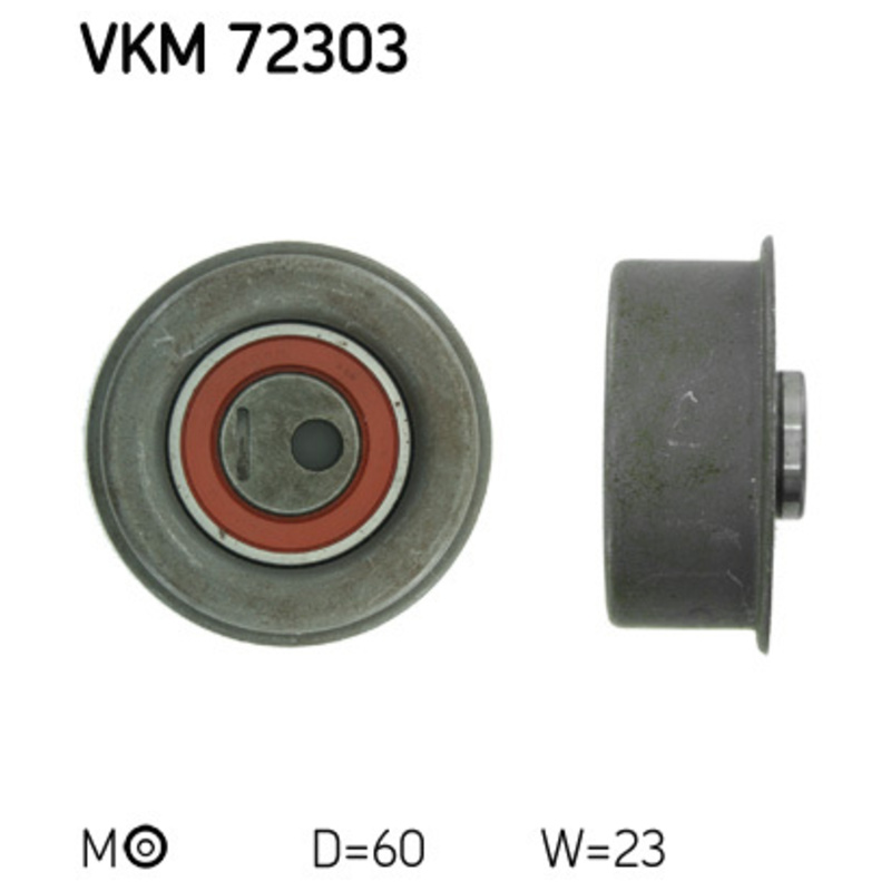 SKF Napínacia kladka ozubeného remeňa VKM72303