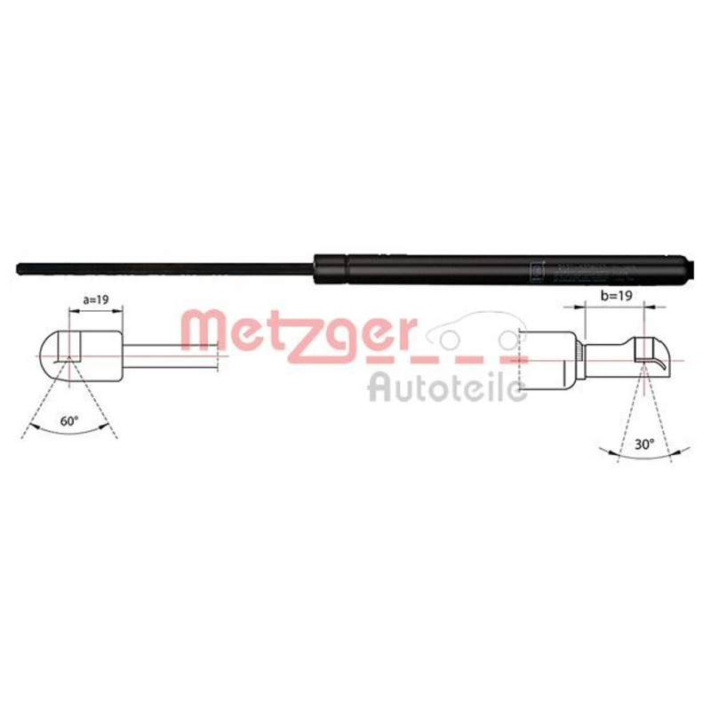 E-shop METZGER Pneumatická pružina, Batožinový/nákladný priestor 2110421